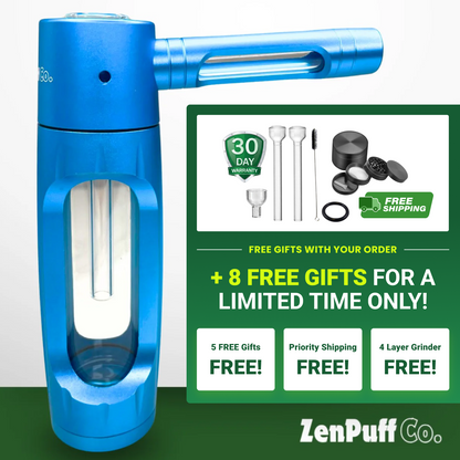 ZenPuff Co.™ Premium Glass & Aluminum Water Bottle