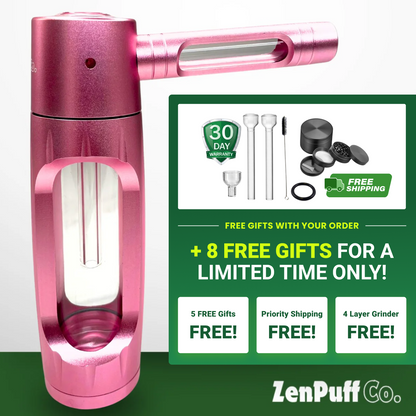 ZenPuff Co.™ Premium Glass & Aluminum Water Bottle