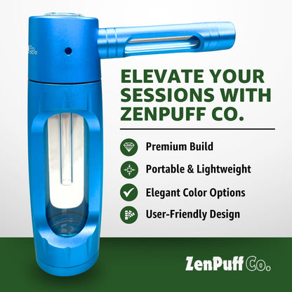 ZenPuff Luxury Aluminum/Glass Water Bottle