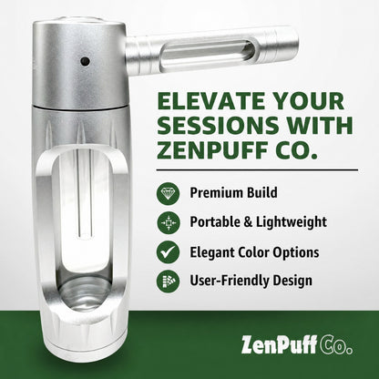 ZenPuff Luxury Aluminum/Glass Water Bottle