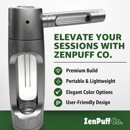 ZenPuff Luxury Aluminum/Glass Water Bottle